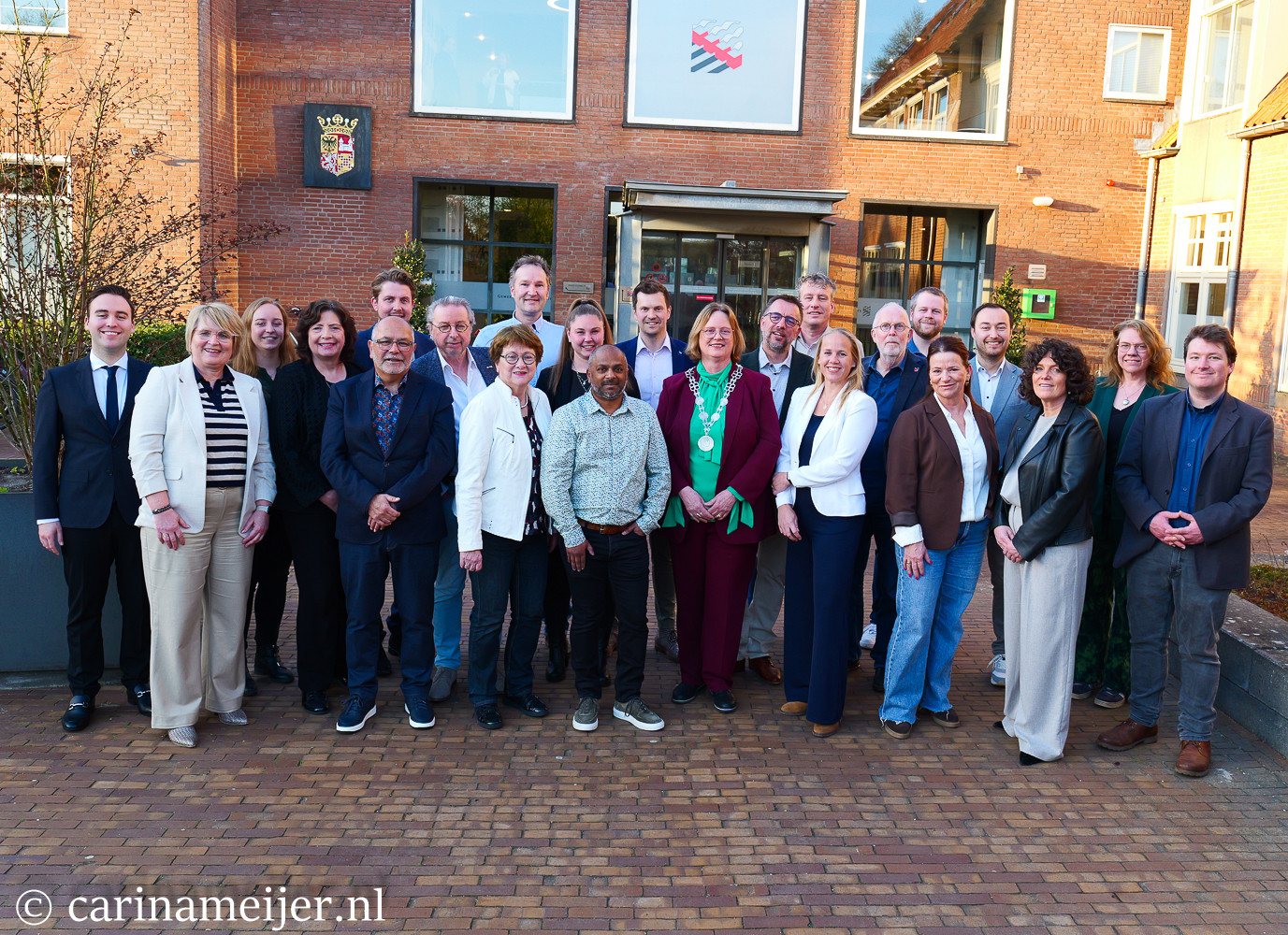 groepsfoto nieuwe gemeenteraad
